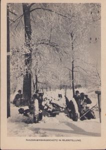'Panzerabwehrgeschütz in Feuerstellung' Postcard