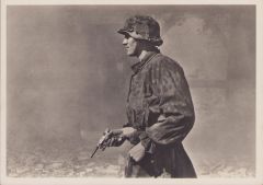 Waffen-ss 'Strassenkampf' Postcard