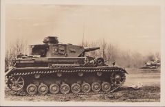 Unsere Wehrmacht Panzer IV Postcard