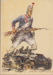 'Panzergrenadiere' Postcard