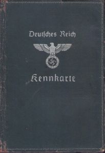 Deutsches Reich Kennkarte Protection Cover
