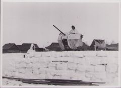 '2cm Flak Sd.Kfz 10/5 Snow Bunker' Photograph 
