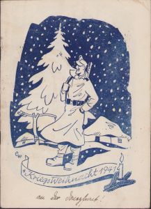 'Kriegsweihnacht 1941' Sketch Booklet