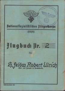 NSFK Flugbuch (Fliegerhorst Nellingen)
