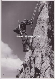 Gebirgsjägerschule 'Ladder Climbing' Photograph