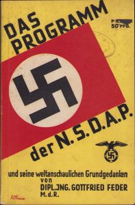 'Das Programm der N.S.D.A.P.' Booklet 1933