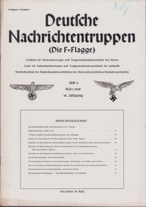 Deutsche Nachrichtentruppen Magazine März 1939