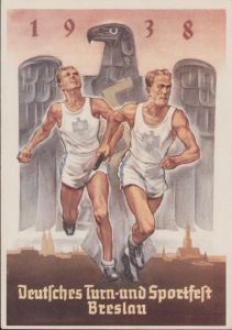 'Deutsches Turn-und Sportfest Breslau 1938' Postcard