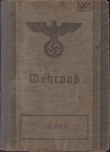 9./Inf.Rgt.630 Wehrpass (WW1 Veteran)