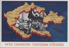 'Wir danken unserm Führer' Postcard