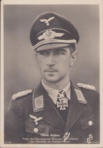 Ritterkreuzträger Postcard Oberst Mölders