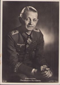 Ritterkreuzträger Postcard Oberstleutnant Gehrke