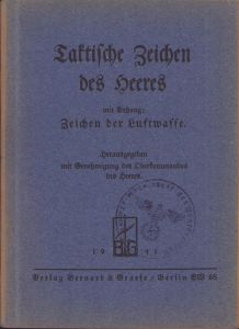 'Taktische Zeichen des Heeres + Luftwaffe' Booklet