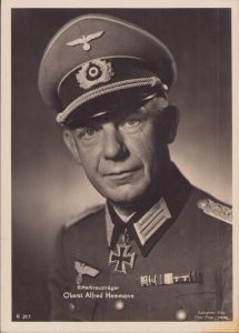 Ritterkreuzträger Postcard Oberst Alfred Hemmann