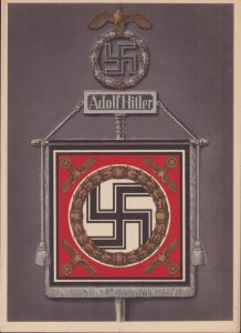 Postcard 'NSDAP Standarte' Fahnen der Deutschen Wehrmacht