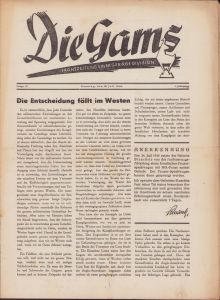 'Die Gams Frontzeitung 30 Juli 1944'