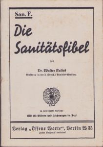 Medical 'Die Sanitätsfibel' Instruction Booklet