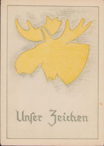 Wehrmacht 291.Inf-Div. Insignia Postcard