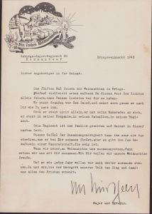 Gebirgsjäger Rgt.98 Christmas 1943 Leaflet 