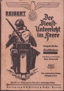Wehrmacht Kraftfahrer Reibert 1938/39