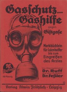Gasschutz Gashilfe Instruction Booklet 1941