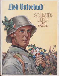 Large 'Lieb Vaterland Soldatenlieder' Book