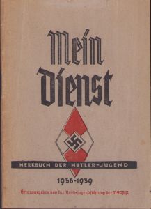 HJ 'Mein Dienst' Booklet (1938/39)