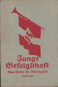 'Junge Gefolgschaft' HJ Liederbuch 1936