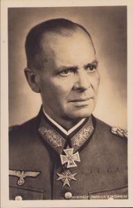 Ritterkreuzträger Postcard Generalmajor Heinrich Kirchheim