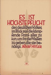 Wochenspruch der NSDAP (week 26, 1941)