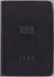 NSLB 1940 Taschenkalender