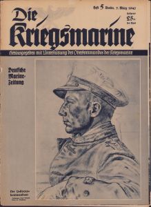 'Die Kriegsmarine 5.März 1940' Magazine