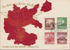 Deutsches Turn -und Sportfest 1938 Postcard