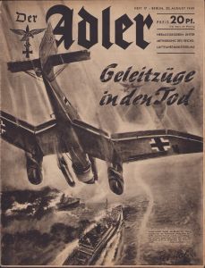 'Der Adler 20 August 1940' Magazine