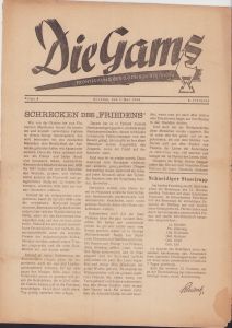'Die Gams Frontzeitung 7.Mai 1944'