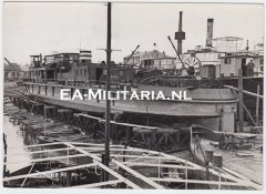 Kriegsmarine ''Ship being repaired'' Press Photo