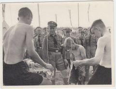 Hitler Jugend ''Baldur von Schirach Visiting HJ'' Press Photo