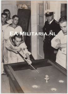 Kriegsmarine ''Sailors playing Lochbillard'' Press Photo
