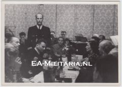 Kriegsmarine ''Holding a speech during diner'' Press Photo