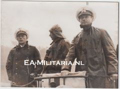 Kriegsmarine ''Officers on Deck'' Press Photo