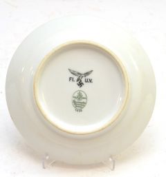 Early Porcelain LW Marked Side Dish Plate (1935)