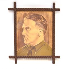 Period Framed Adolf Hitler Portrait