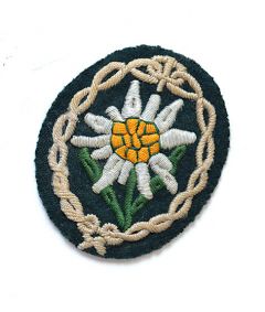Officers Edelweiss Sleeve Badge