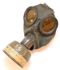 Wehrmacht Luftwaffe Luftschutz Gasmask
