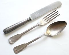 Wehrmacht 'Offiziers Heim' Cutlery Set (Silver Plated)