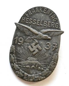 Frankentag Hesselberg 1937 abzeichen