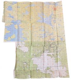 Generalkommando XVIII Gebirgs-A.K. Map (Lapland, 23-12-1943)