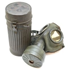 Matching Reichswehr Gasmask with Canister (1934)