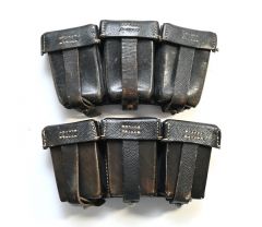 Matching K98 Ammo Pouches 1943 (French maker!)