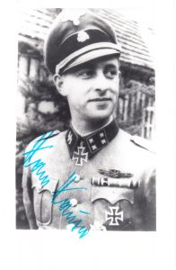 Signed Photo of SS Ritterkreuzträger Hans Hausser